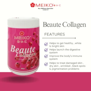 MEIKO Beaute Collagen Beauty Treat Damange Skins Pigmentation & Wrinkles Healthy
